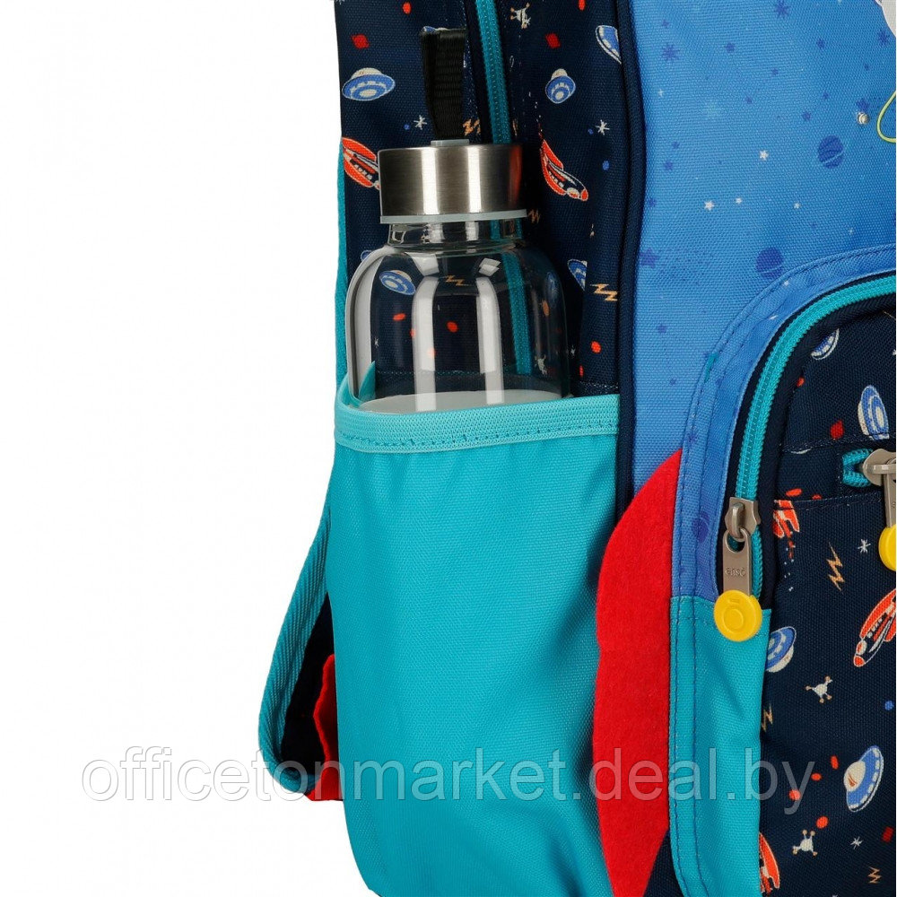 Рюкзак школьный Enso "Outer space" S, синий, черный - фото 5 - id-p218079989