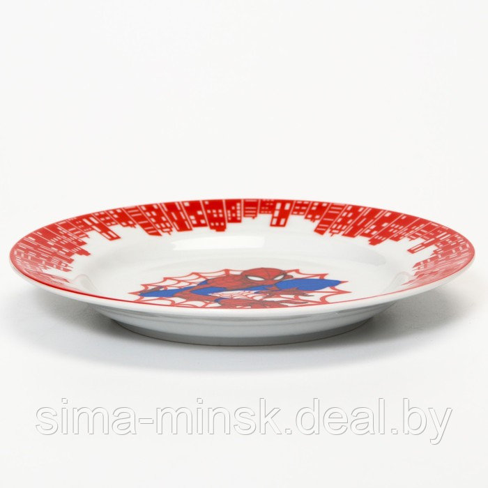 Набор посуды «Человек-паук», 3 предмета: тарелка Ø 16,5 см, миска Ø 14 см, кружка 200 мл, Человек-паук - фото 3 - id-p218080969
