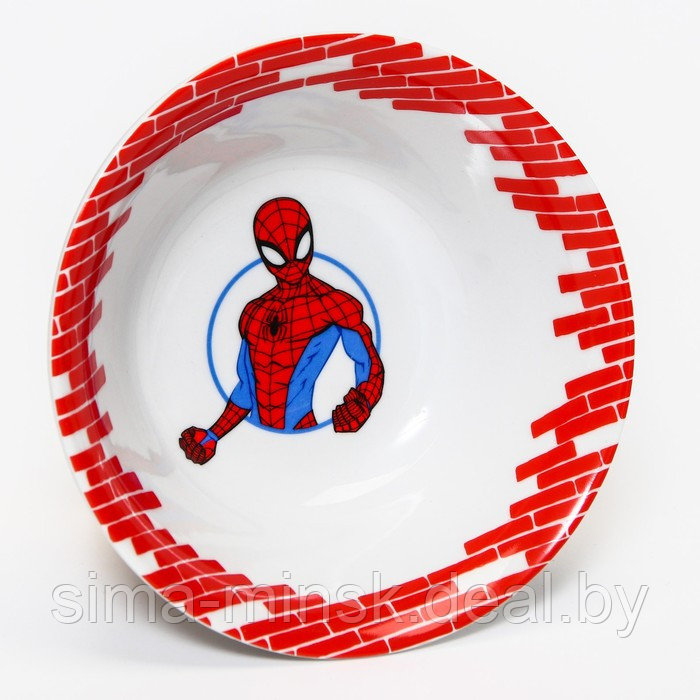Набор посуды «Человек-паук», 3 предмета: тарелка Ø 16,5 см, миска Ø 14 см, кружка 200 мл, Человек-паук - фото 4 - id-p218080969