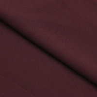 Ткань костюмная Fine Twill бистрейч, ширина 140 см, цвет коричнево-винный