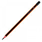 Карандаш чернографитный Deli, 180мм, 2B, чёрный/оранжевый, фото 3