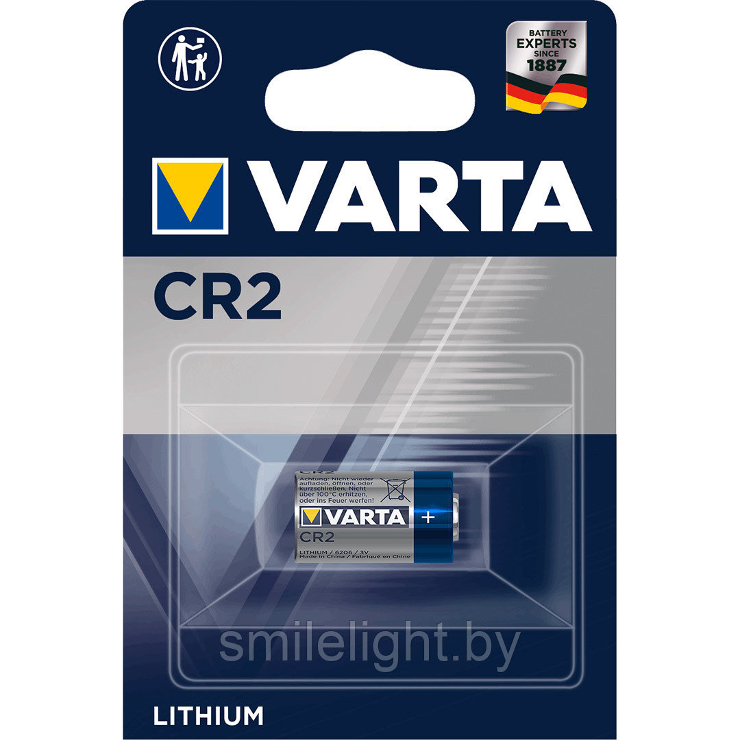Элемент питания VARTA Photo CR2 Lithium 3V Bl.1