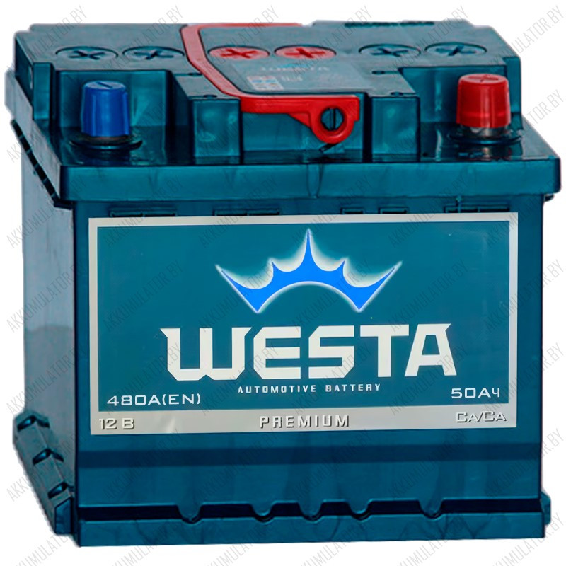 Аккумулятор Westa Classic / 50Ah / 480А / низкий