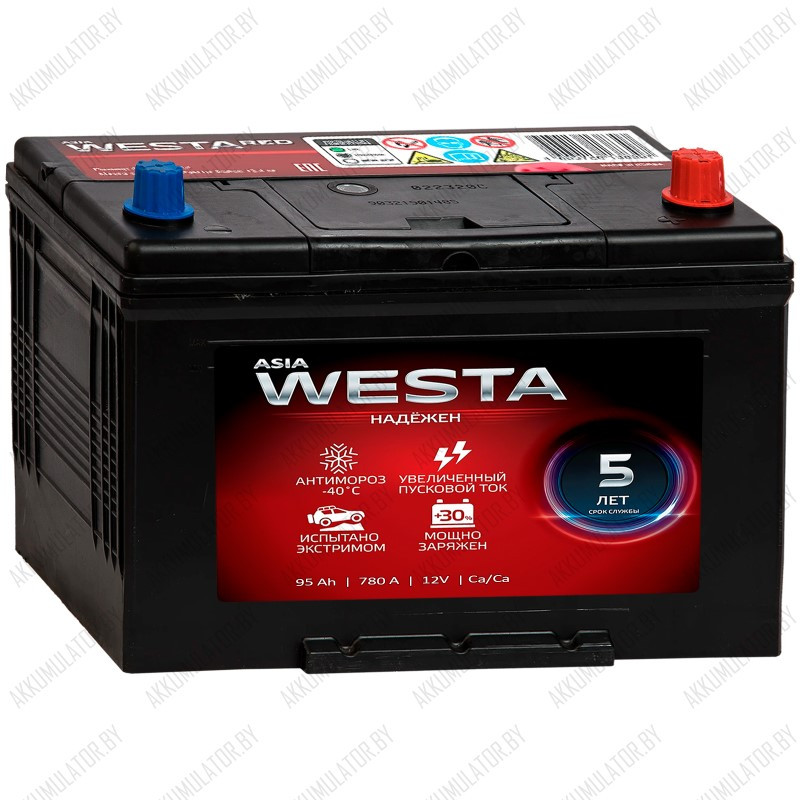 Аккумулятор Westa Asia / 95Ah / 780А