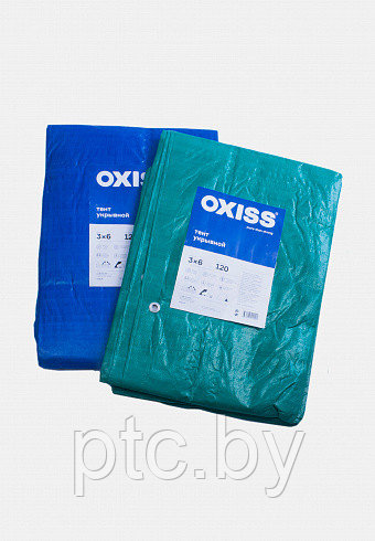 Тент OXISS 120гр. 4х6м зелёный - фото 1 - id-p218084641