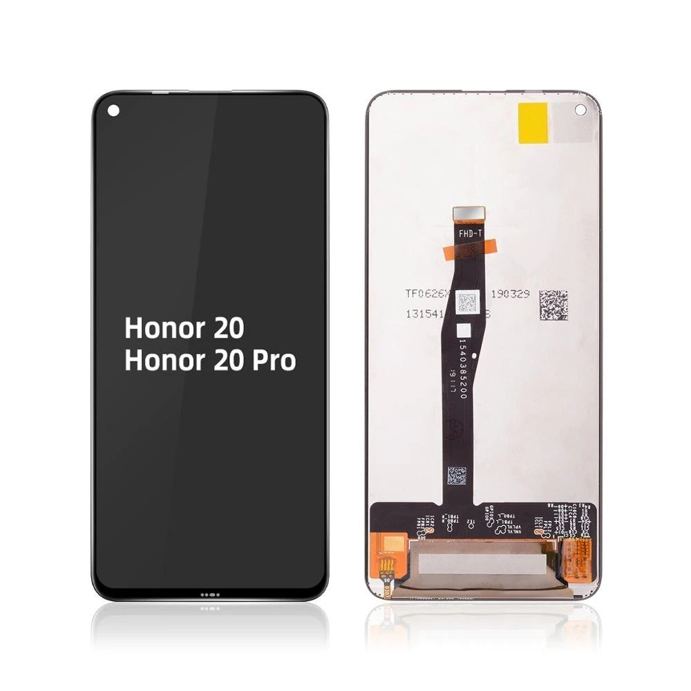 Дисплей (экран) для Huawei Honor 20 Pro (YAL-AL10 YAL-L41) original с тачскрином, черный - фото 1 - id-p133649796