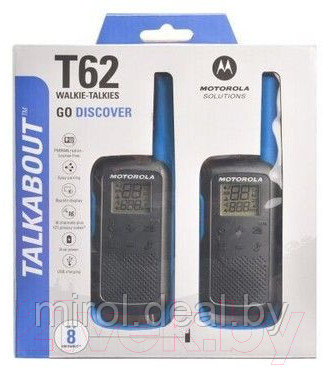Комплект раций Motorola Talkabout T62 - фото 2 - id-p218087201