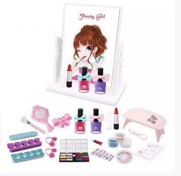 Набор детской игровой декоративной косметики столик для макияжа для девочки - фото 2 - id-p218087378