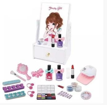 Набор детской игровой декоративной косметики столик для макияжа для девочки