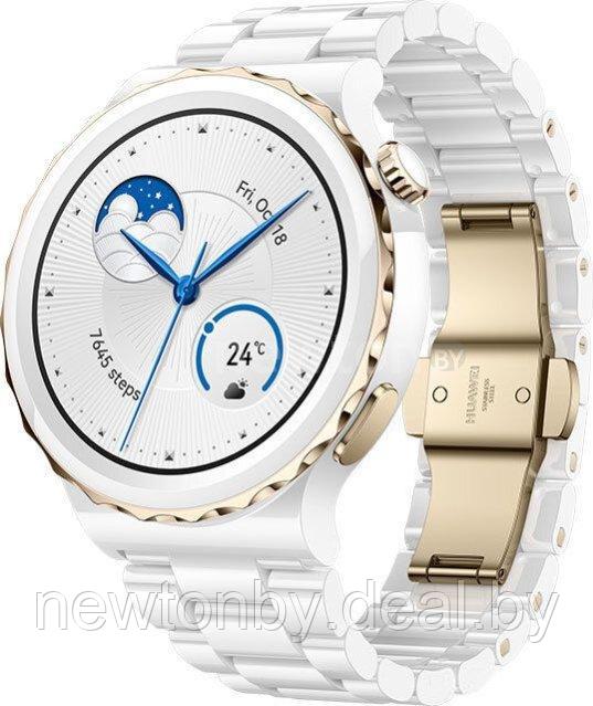 Умные часы Huawei Watch GT 3 Pro Ceramic 43 мм (белый/керамика) - фото 1 - id-p215032047