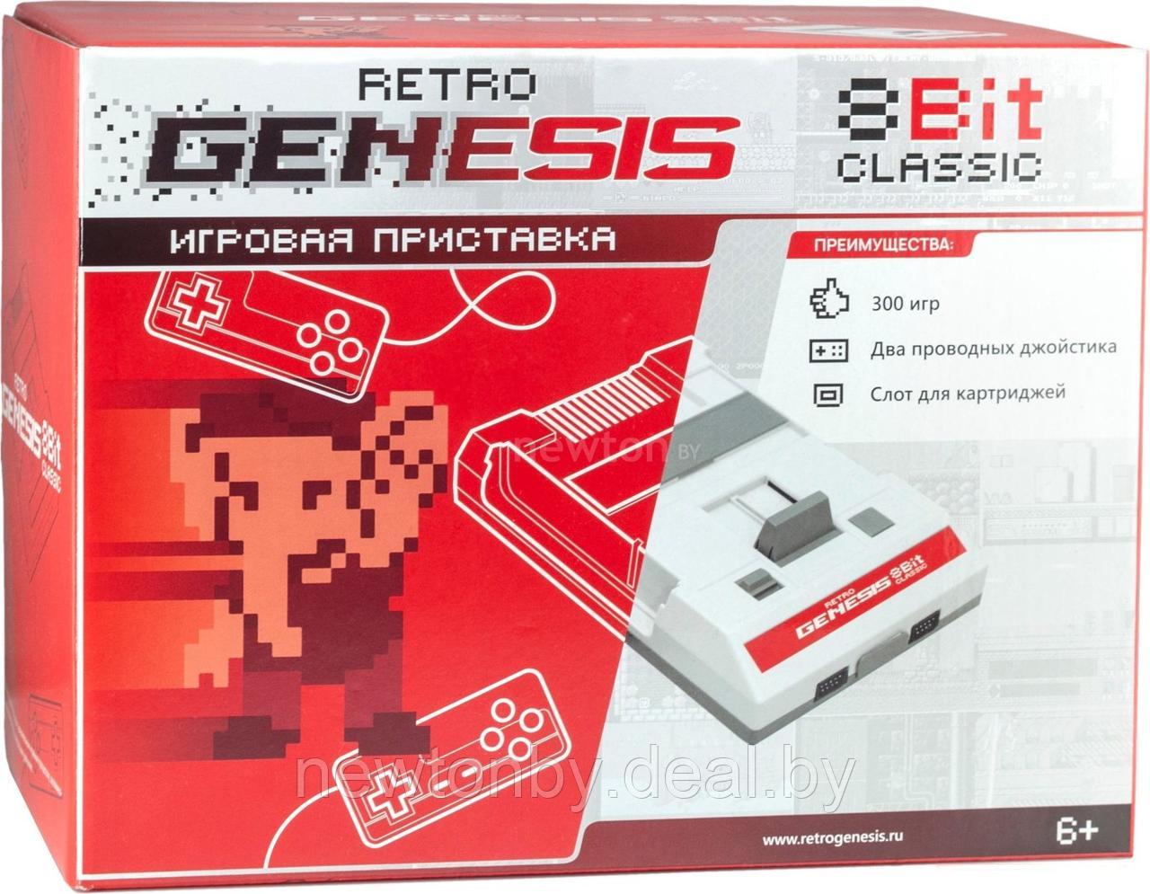 Игровая приставка Retro Genesis 8 Bit Classic (2 геймпада, 300 игр) - фото 1 - id-p218087877