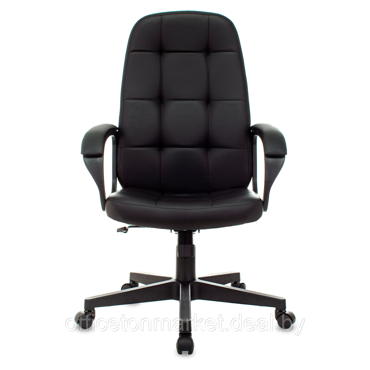 Кресло для руководителя Бюрократ "CH 002", экокожа, пластик, черный - фото 2 - id-p217687503