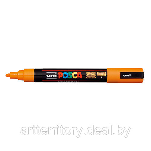 Маркер на водной основе Mitsubishi Pencil POSCA, 1.8-2.5мм. (пулевидный наконечник) (Ярко-желтый) - фото 1 - id-p218088023