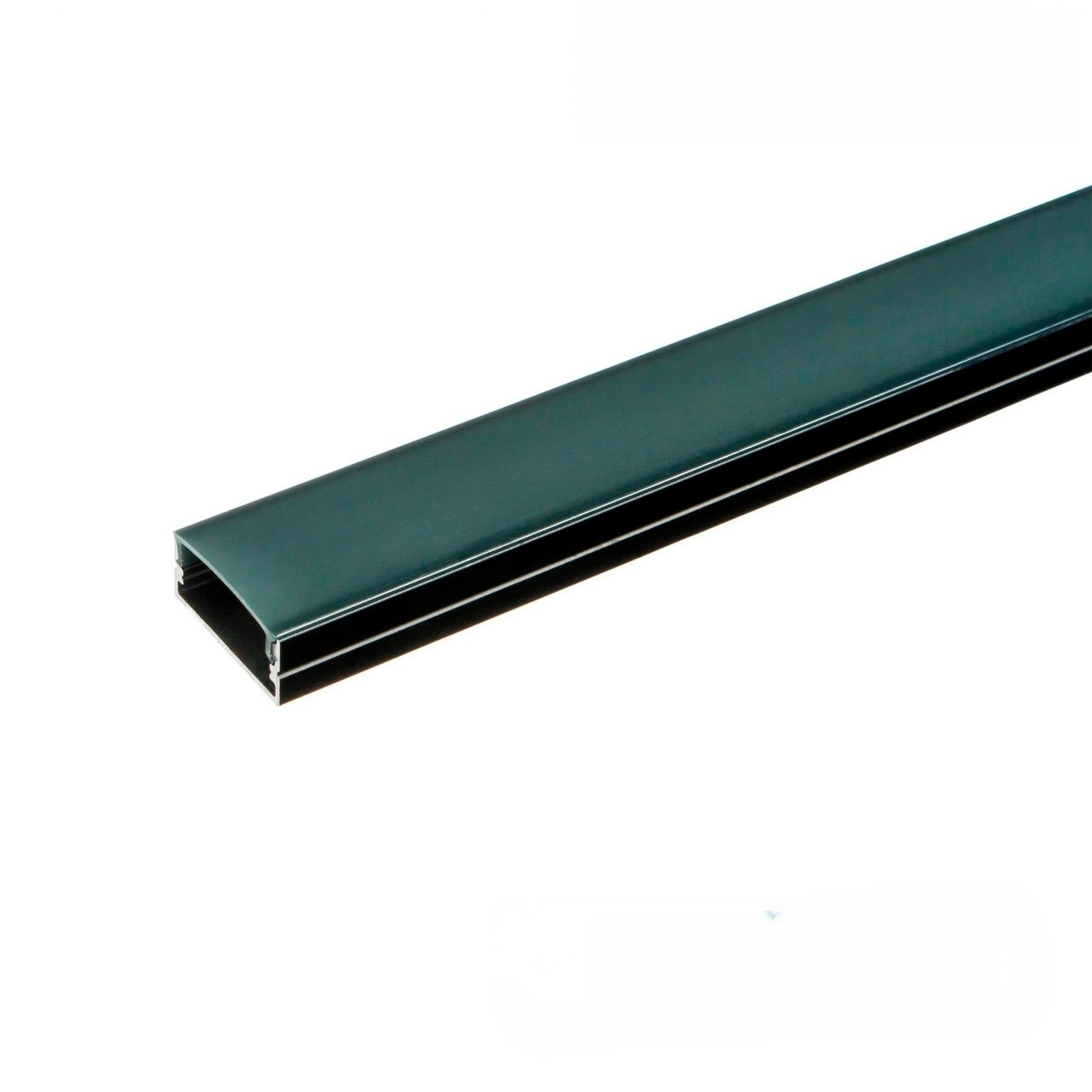 Накладной профиль анодированный алюминиевый 23-10 черный комплект - фото 1 - id-p218088821