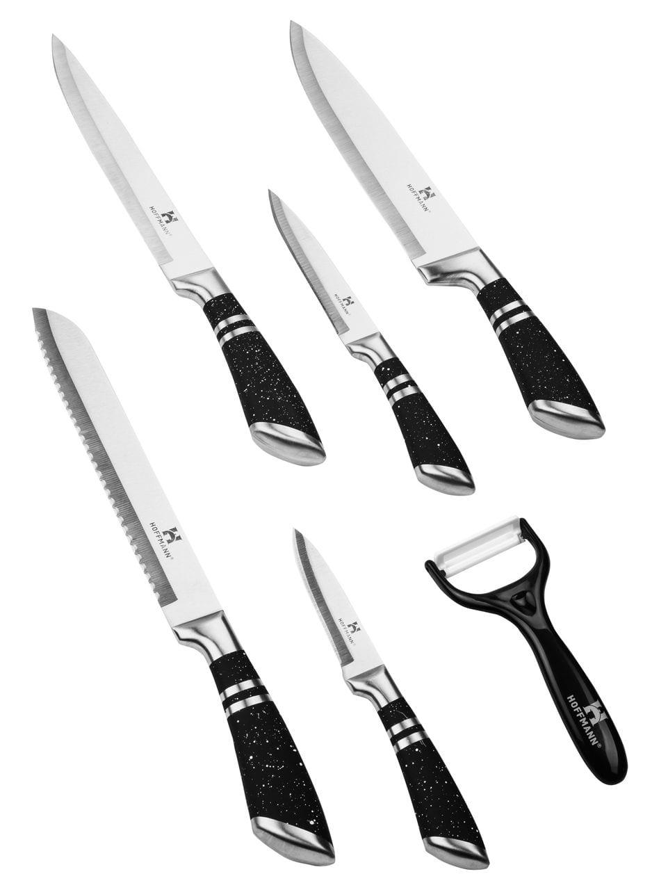 Набор кухонных ножей 7пр. Hoffmann НМ 6633 - фото 2 - id-p218088855
