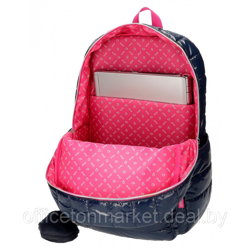 Рюкзак школьный Enso "Make a wish" L, черный, розовый - фото 4 - id-p218087507