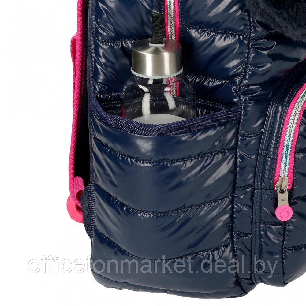 Рюкзак школьный Enso "Make a wish" L, черный, розовый - фото 5 - id-p218087507
