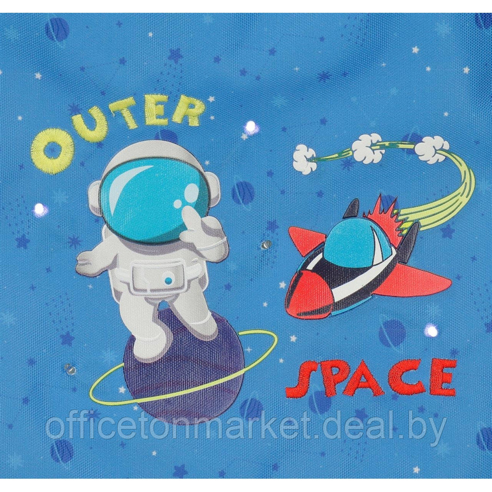 Рюкзак школьный Enso "Outer space" L, синий, черный - фото 6 - id-p218087514