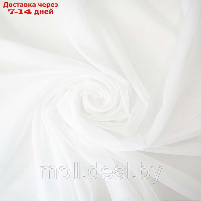 Тюль Witerra Сияние 150х275 см, белый, вуаль, п/э 100% - фото 3 - id-p217523453