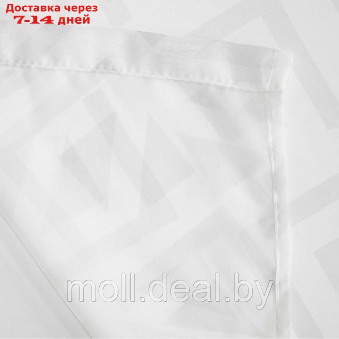 Тюль для кухни Witerra Треугольник 140х180 см, серый, вуаль, п/э 100% - фото 5 - id-p217523454
