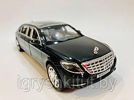 Металлическая инерционная модель авто Maybach S680