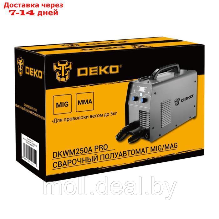 Сварочный полуавтомат DEKO DKWM250A PRO, MIG/MAG, 250А, 220 В, 7 кВт, возд.охлаждение - фото 2 - id-p218070636