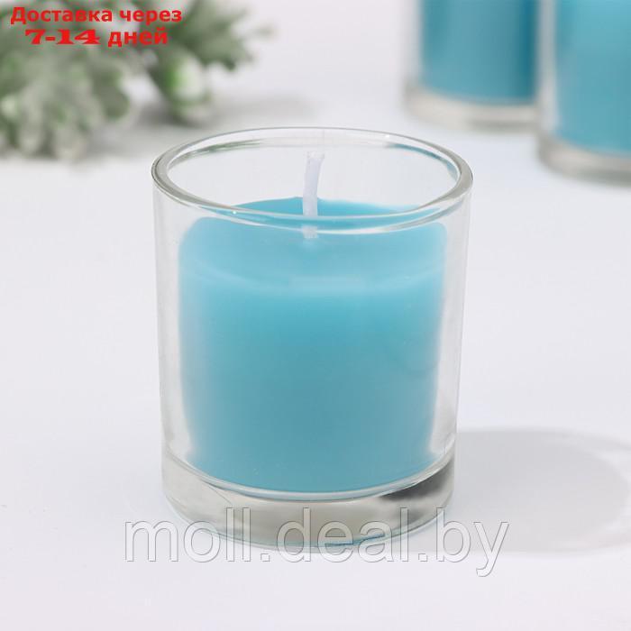 Набор свечей ароматических в стакане "Черника", 12 шт, 4,5х5 см - фото 3 - id-p218073389