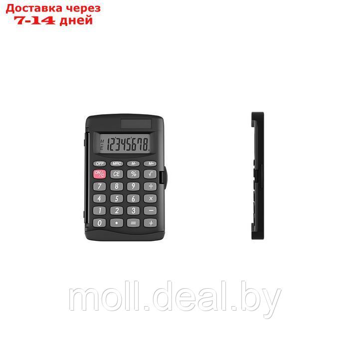 Калькулятор карманный 8-разрядов ErichKrause PC-103, чёрный - фото 3 - id-p217523479