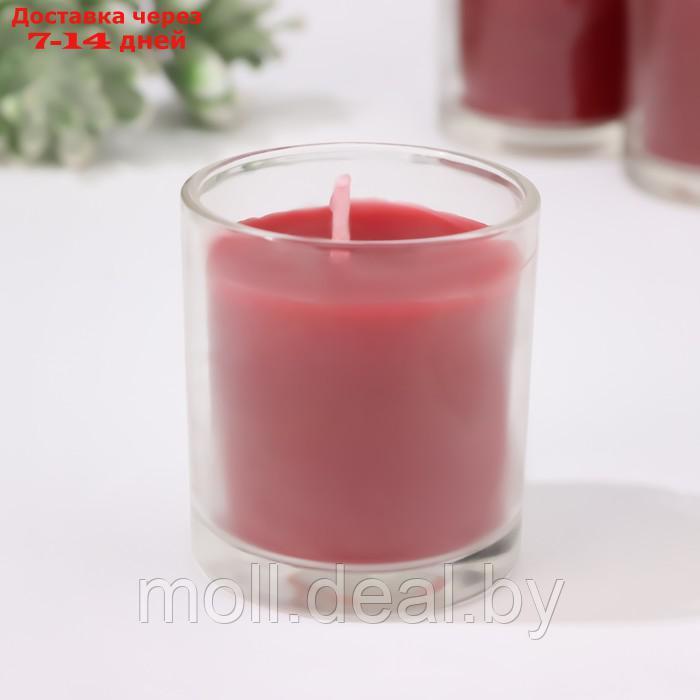 Набор свечей ароматических в стакане "Вишня", 12 шт, 4,5х5 см - фото 3 - id-p218073398