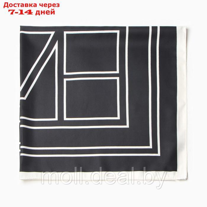Платок женский MINAKU 70*70 см, черный - фото 3 - id-p217523510