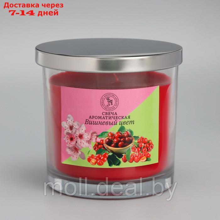 Свеча ароматическая "Cherry Blossom", вишнёвый цвет - фото 4 - id-p218073473