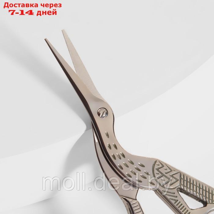 Набор ножниц подарочный портновские 9" 23,5см+цапельки 9,5см серебряный АУ - фото 4 - id-p217513996