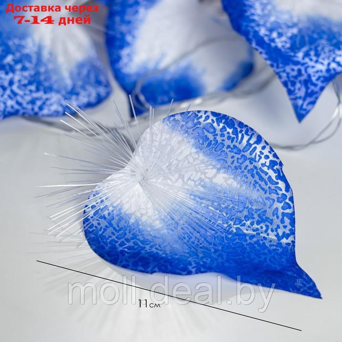 Декоративная подсветка "Антуриум" 20хLED 4000К 5м синий 500х9х10см - фото 6 - id-p217522629