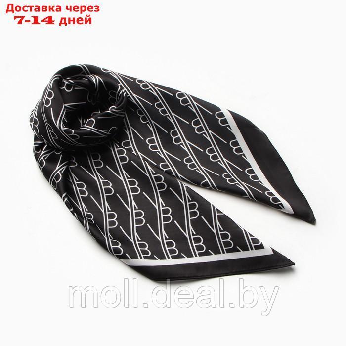 Платок женский MINAKU 70*70 см, черный - фото 1 - id-p218073570