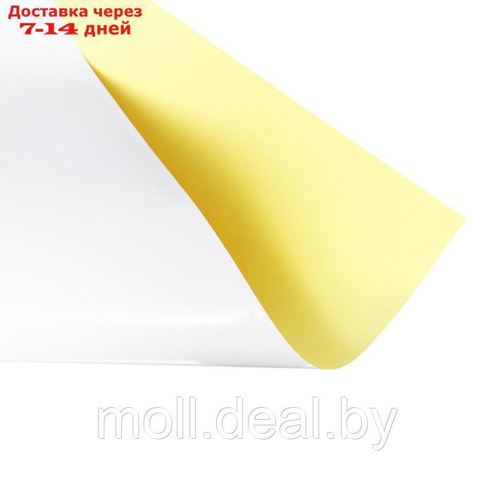 Бумага самоклеющаяся, формат A2, 100 листов, глянцевая, белая - фото 2 - id-p217522671