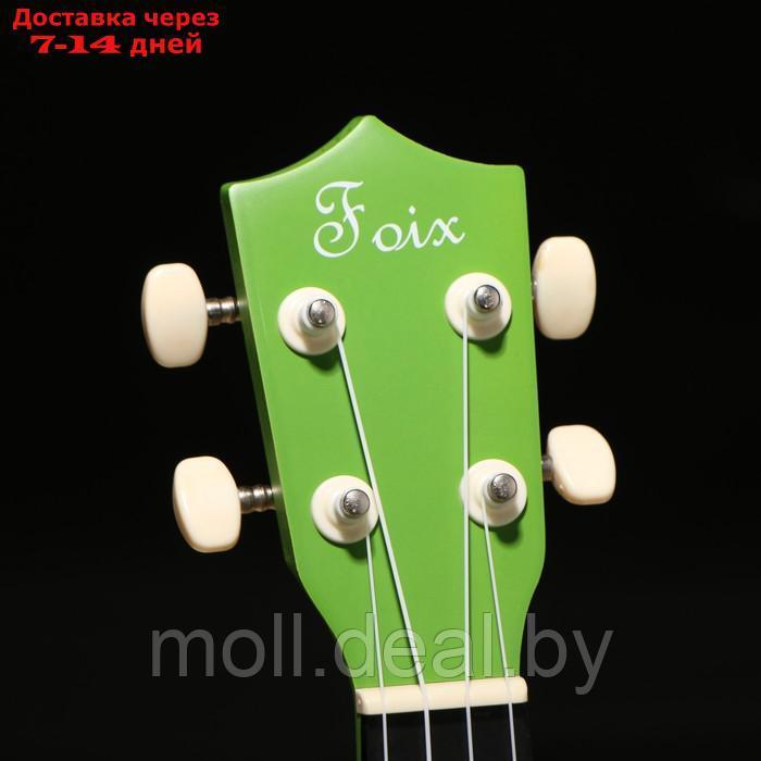 Укулеле Foix сопрано, зеленый - фото 4 - id-p218068104