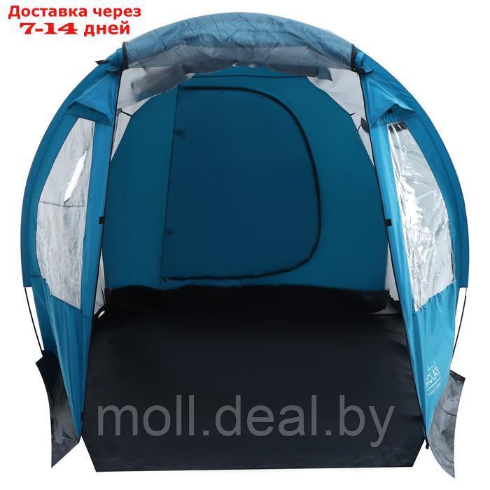 Палатка кемпинговая FAMILY TUNNEL 3, р. 180+200х210х170 см, 3-местная - фото 4 - id-p217522756