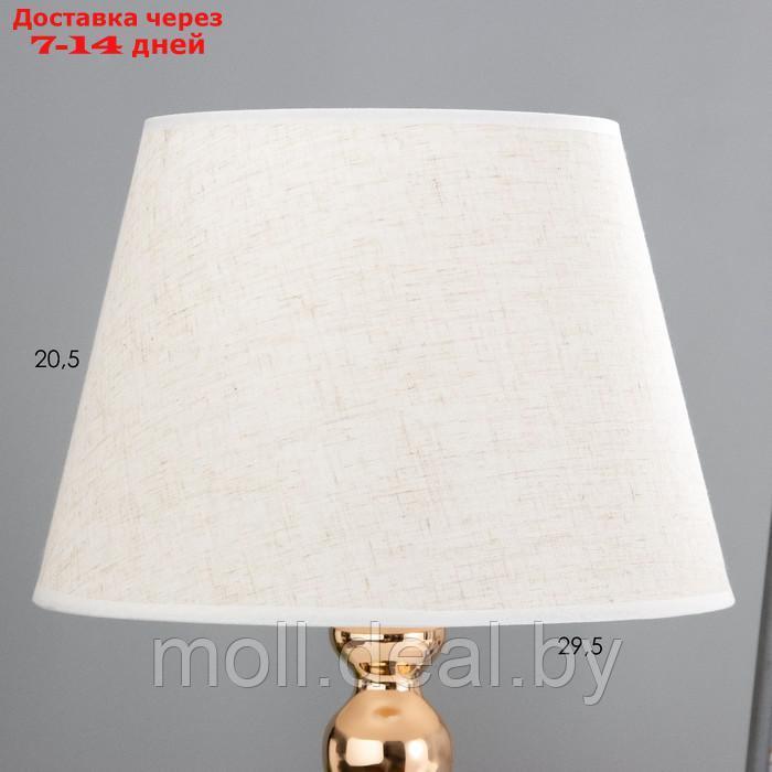 Настольная лампа "Гелия" Е27 40Вт латунь 30х30х46 см - фото 3 - id-p217515142