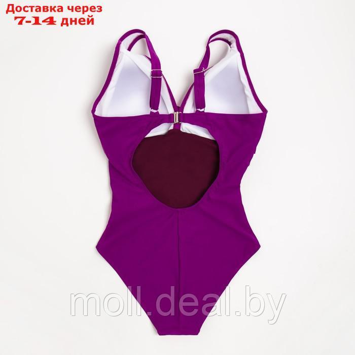 Купальный костюм слитный MINAKU цвет фиолетовый, р-р 48 - фото 3 - id-p218068245