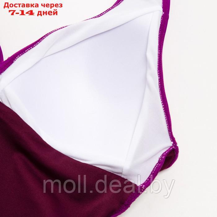 Купальный костюм слитный MINAKU цвет фиолетовый, р-р 48 - фото 4 - id-p218068245
