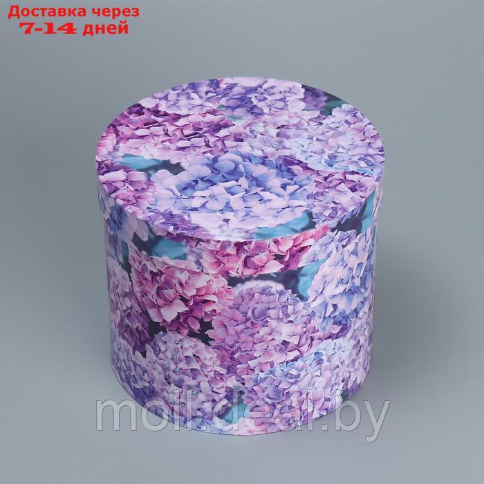 Набор шляпных коробок для цветов 4 в 1 "Лаванда", 14 × 13 см - 20 × 17,5 см - фото 7 - id-p217515808