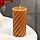 Свеча-цилиндр ароматическая витая "Лаванда и цитрус", 7,5х15 см, фото 2