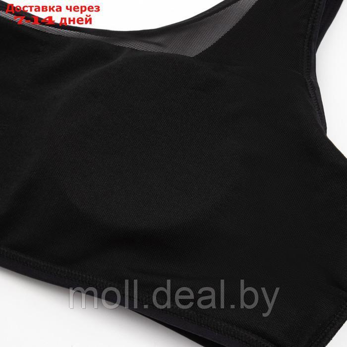 Купальник женский раздельный со вставками MINAKU цвет черный, размер 42 - фото 10 - id-p217515923