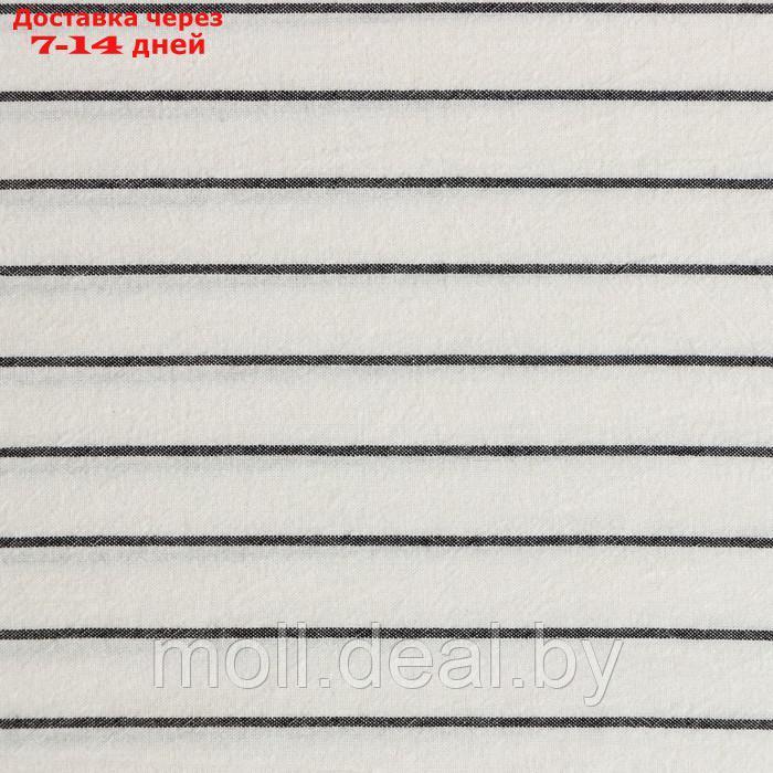 КПБ Этель евро White stripes 200*220см,220*240см,50*70-2шт,100% жатый хлопок,140гр/м2 - фото 2 - id-p217515936