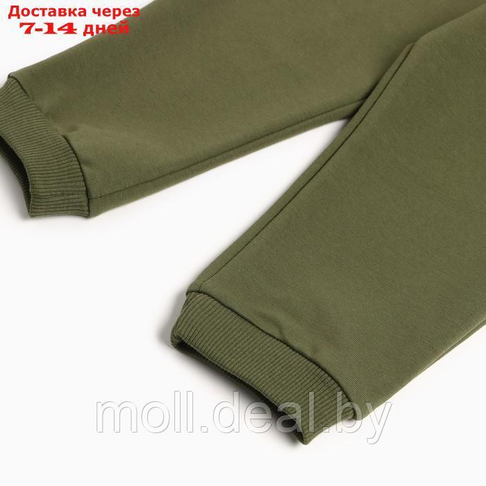 Костюм для мальчика (худи, брюки), цвет зелёный, рост 86 см - фото 7 - id-p217523955
