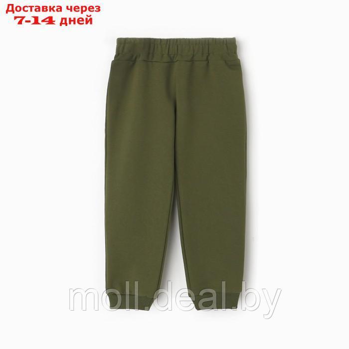 Костюм для мальчика (худи, брюки), цвет зелёный, рост 86 см - фото 9 - id-p217523955