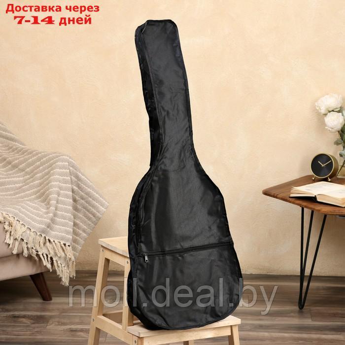 Чехол для гитары, черный, 105 х 41 см - фото 2 - id-p218068963