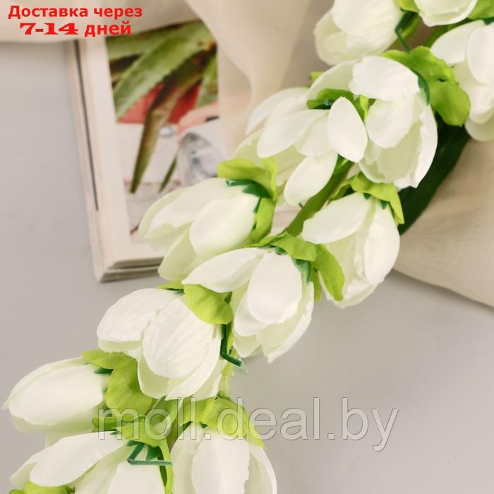 Цветы искусственные "Дремлик садовый" 3х84 см, белый - фото 2 - id-p217516886