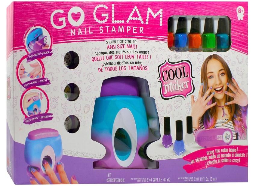 Маникюрный набор для девочек со штампами для ногтей, набор для маникюра "Go Glam - Nail Stamper" Cool Maker