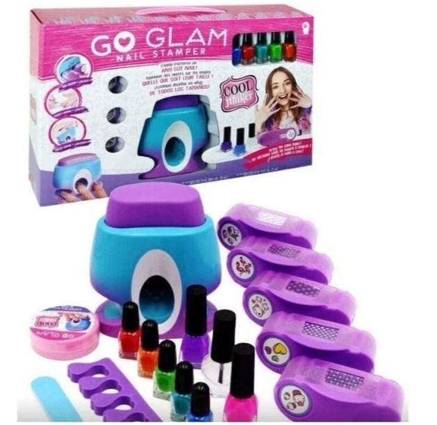 Маникюрный набор для девочек со штампами для ногтей, набор для маникюра "Go Glam - Nail Stamper" Cool Maker - фото 3 - id-p218089327